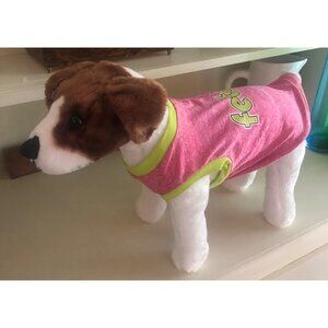 Pet Dog Apparel T-Shirt Tank Fetch It Size Medium